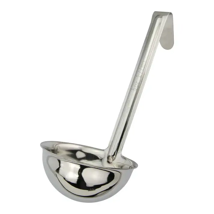 LADLE 6 OZ CAPACITY SHORT 6IN HANDLE STAINLESS STEEL