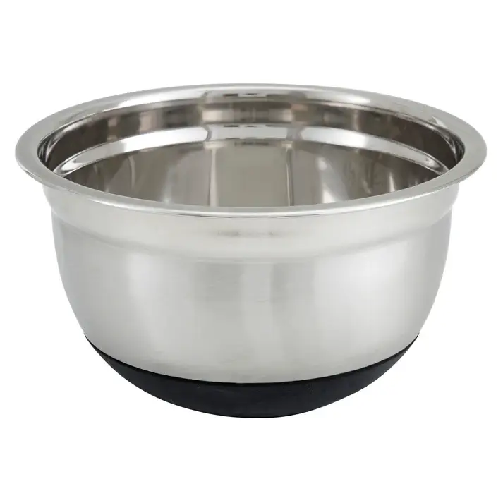 1-1/2 QT STAINLESS STEEL MIXING BOWL WITH SILICONE BASE
