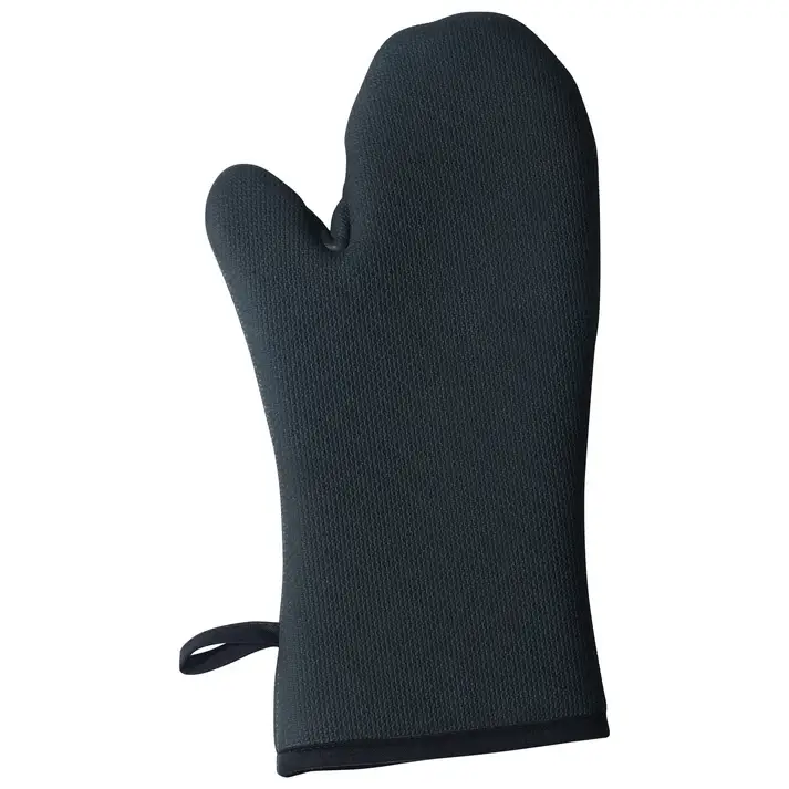 15 INCH NEOPRENE OVEN MITT WITH COTTON FILL AND LINING - HEAT RESISTANT TO 500F