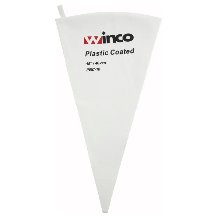 18 INCH COTTON PASTRY BAG WITH PLASTIC COATING
