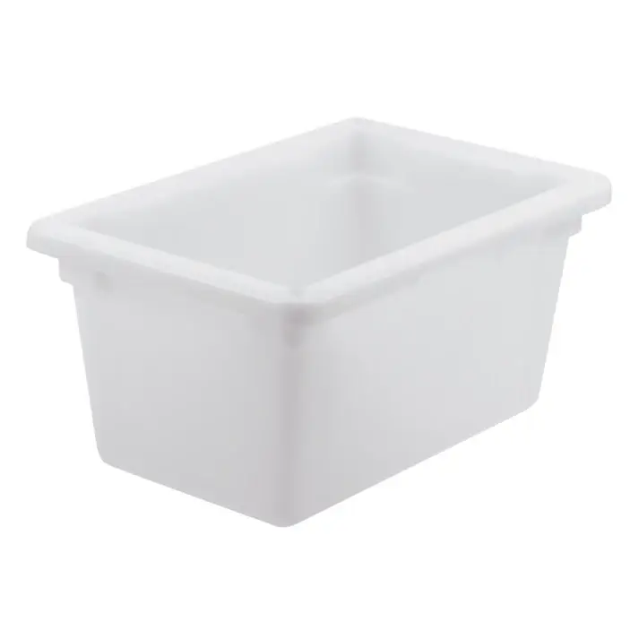 HALF SIZE 9 INCH DEEP POLYPROPYLENE FOOD STORAGE BOX - 4-3/4 GALLONS