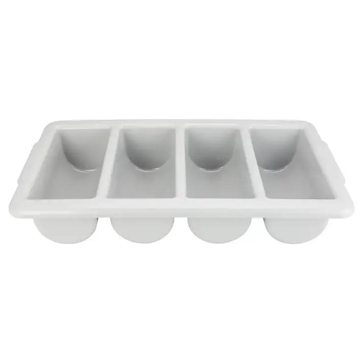 4 COMPARTMENT POLYPROPYLENE CUTLERY BIN