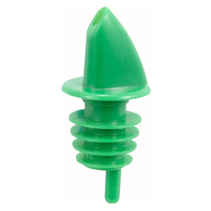 GREEN FREE FLOW POURER WITH BREATHING TUBE