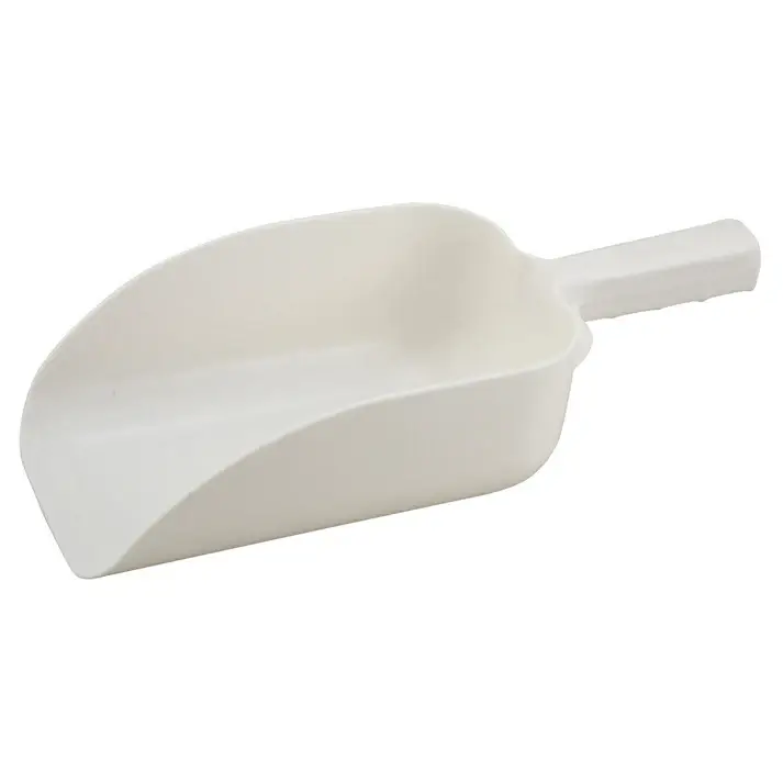 64 OZ WHITE POLYPROPYLENE SCOOP