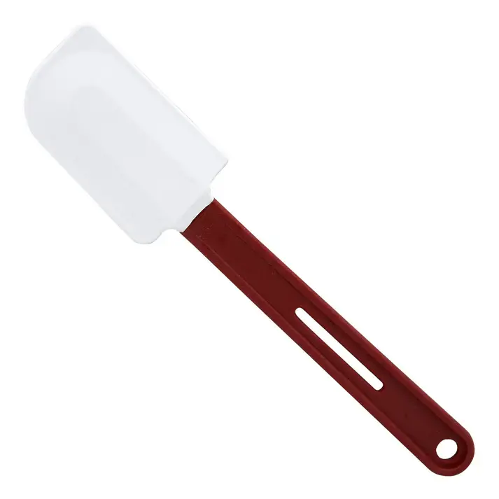 10 INCH SILICONE SCRAPER WITH FLAT HEAD - HEAT RESISTANT UP TO 600F