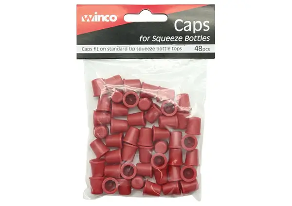 (48) SQUEEZE BOTTLE SPOUT CAPS