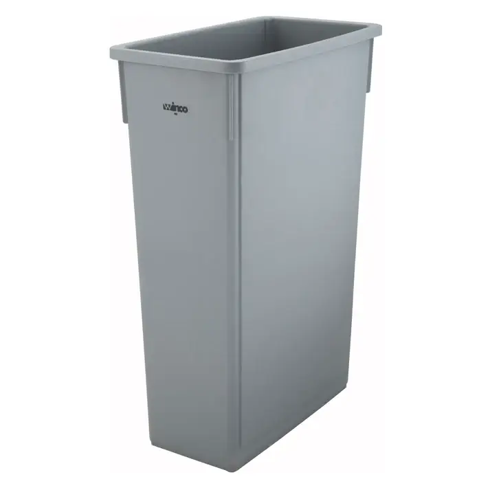 23 GALLON SLIM JIM TRASH CAN - GRAY
