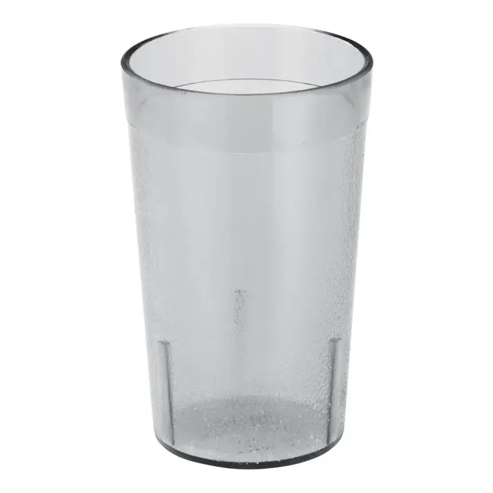 5 OZ PEBBLED TUMBLER - CLEAR