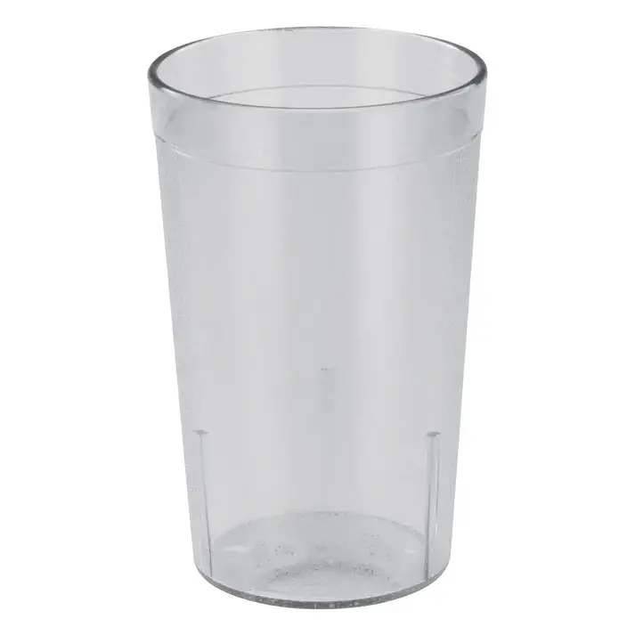 9-1/2 OZ PEBBLED TUMBLER - CLEAR