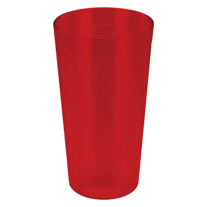16 OZ PEBBLED TUMBLER - RED