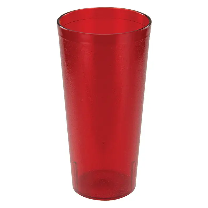 20 OZ PEBBLED TUMBLER - RED