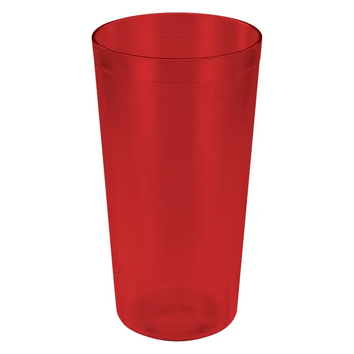 32 OZ PEBBLED TUMBLER - RED