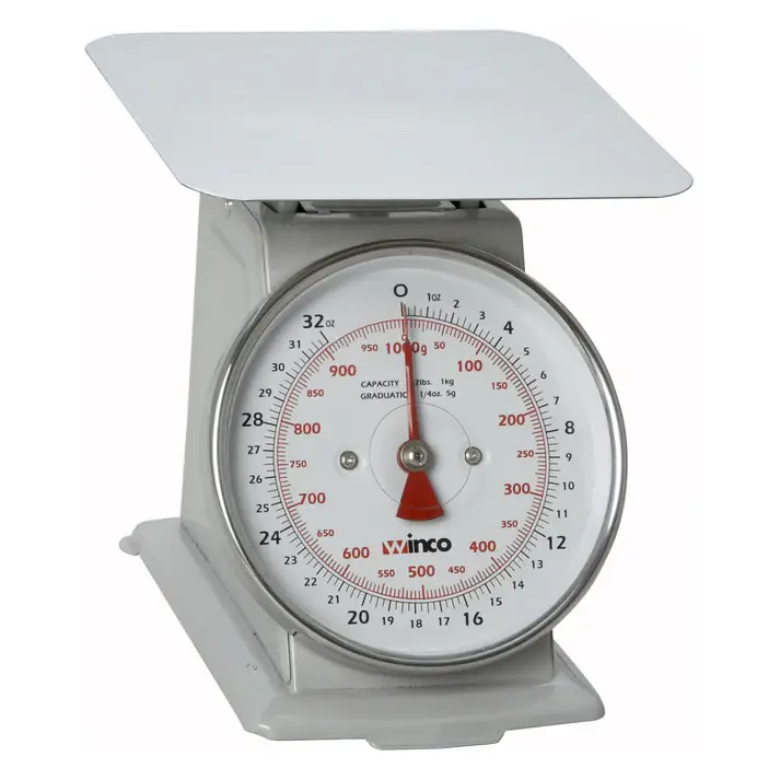 2 LB X 1/4 OZ ANALOG RECEIVING SCALE WITH STAINLESS STEEL BODY