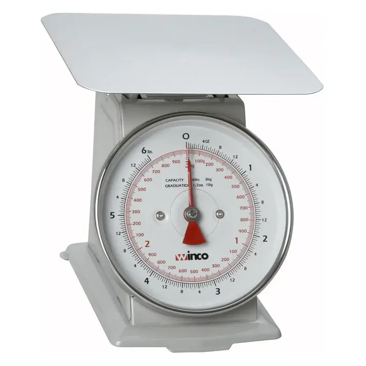6 LB X 1/2 OZ ANALOG RECEIVING SCALE WITH STAINLESS STEEL BODY
