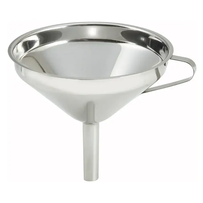 5 INCH STAINLESS STEEL WIDE MOUTH FUNNEL