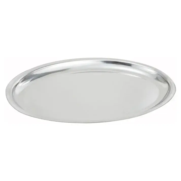 11 INCH OVAL STAINLESS STEEL SIZZLING PLATTER