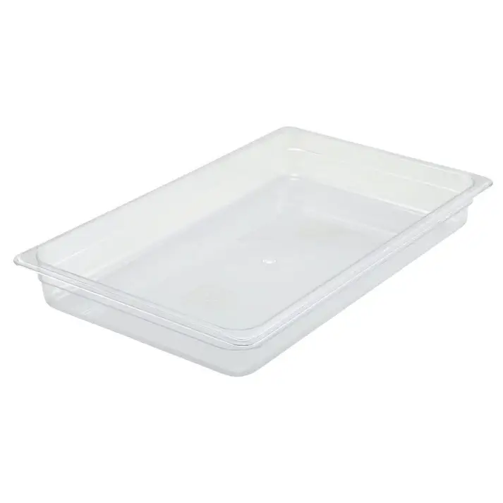 FULL SIZE 2-1/2 INCH DEEP ANTI-JAM POLYCARBONATE FOOD PAN