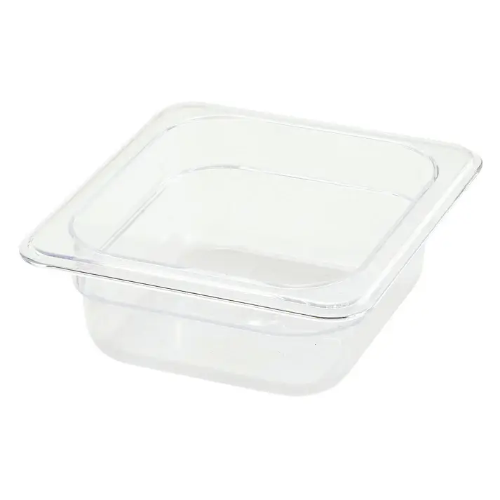 SIXTH SIZE 2-1/2 INCH DEEP ANTI-JAM POLYCARBONATE FOOD PAN