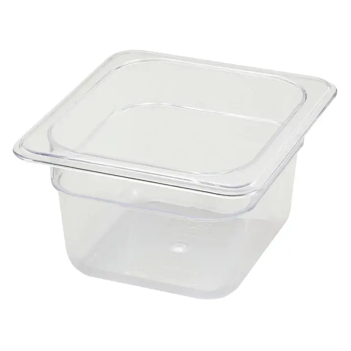 SIXTH SIZE 4 INCH DEEP ANTI-JAM POLYCARBONATE FOOD PAN