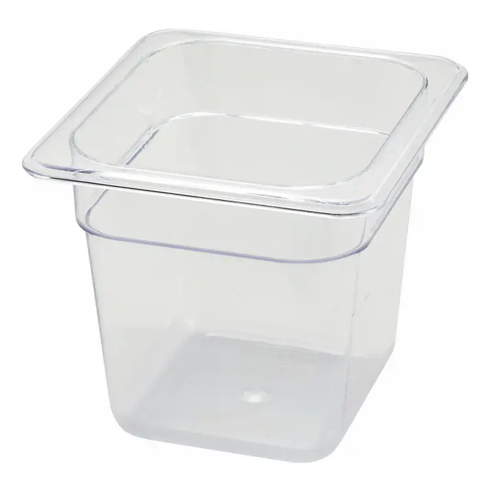 SIXTH SIZE 6 INCH DEEP ANTI-JAM POLYCARBONATE FOOD PAN