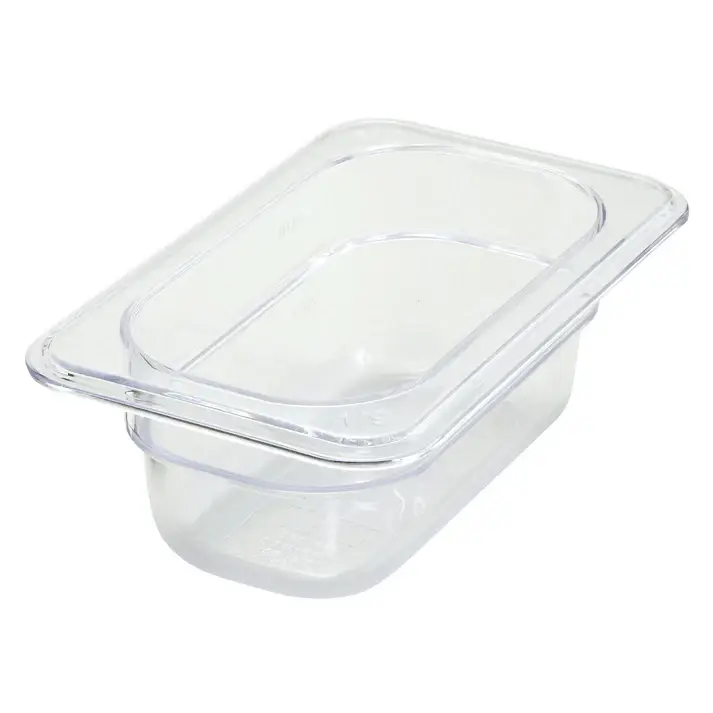 NINTH SIZE 2-1/2 INCH DEEP ANTI-JAM POLYCARBONATE FOOD PAN