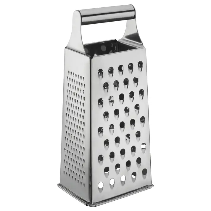 STAINLESS STEEL FOUR SIDED TAPERED GRATER