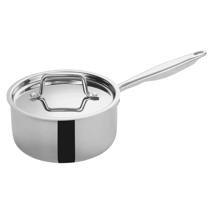 2-1/2 QUART TRI-GEN TRI-PLY STAINLESS STEEL SAUCE PAN WITH INDUCTION READY BASE AND COVER