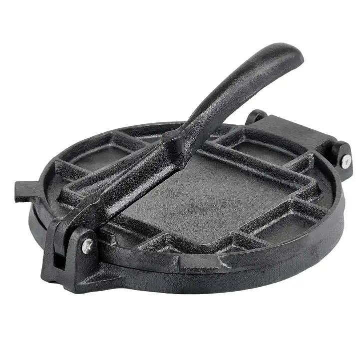 CAST IRON 8 INCH TORTILLA PRESS