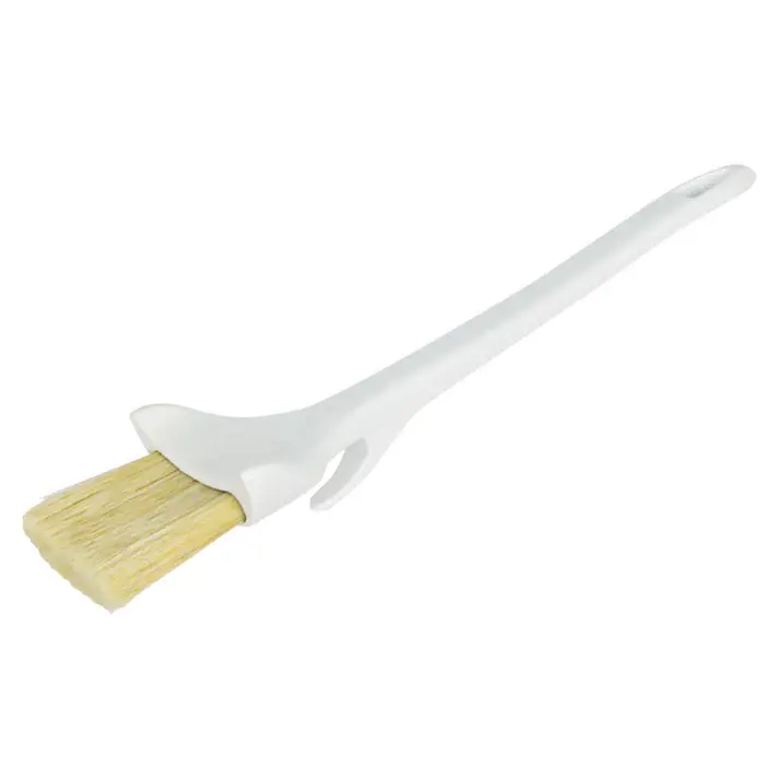 2 INCH WIDE CURVED BOAR BRISTLE PASTRY BRUSH