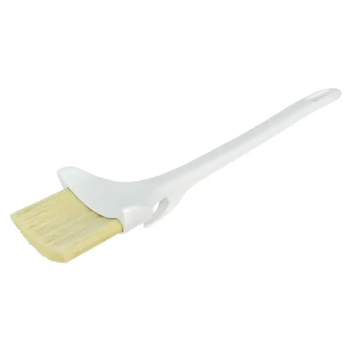 3 INCH WIDE CURVED BOAR BRISTLE PASTRY BRUSH