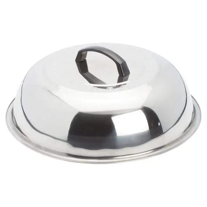 13-3/4 INCH STAINLESS STEEL WOK COVER