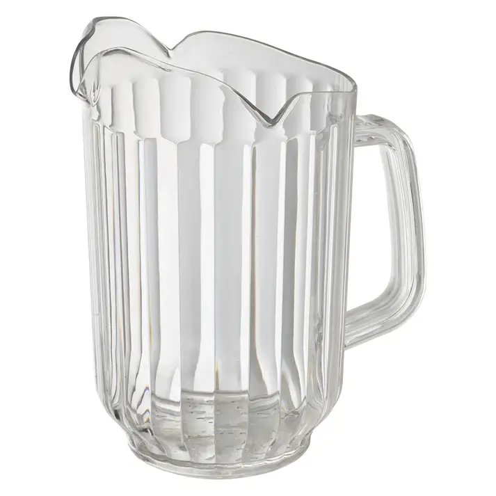 60 OZ POLYCARBONATE WATER PITCHER WITH THREE SPOUTS