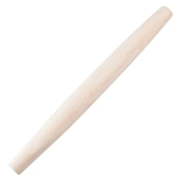 20 INCH FRENCH STYLE WOOD ROLLING PIN WITH 1.75 INCH BARREL