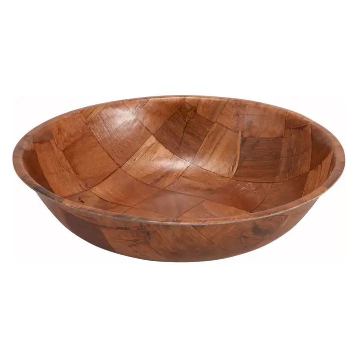 10 INCH WOODEN SALAD BOWL